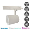Foco LED Potencia Seleccionable 40W-38W-36W-34W y color seleccionable Blanco Carril Monofásico CRI+92 UGR13 170Lm/W