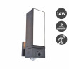 Aplique Led Cael 14W Luz Direccionable y Sensor de movimiento IP54 5 años de garantia